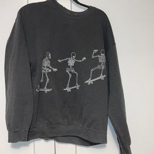 urban outfitters skeleton crew neck